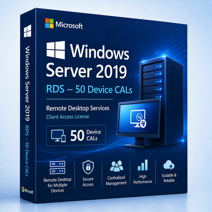 Windows Server 2019 RDS – 50 Device CALs