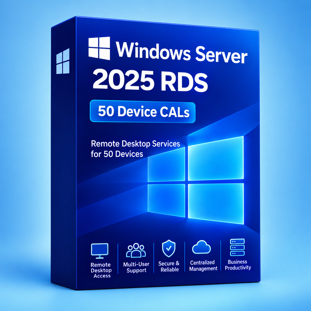 Windows Server 2025 RDS – 50 Device CALs