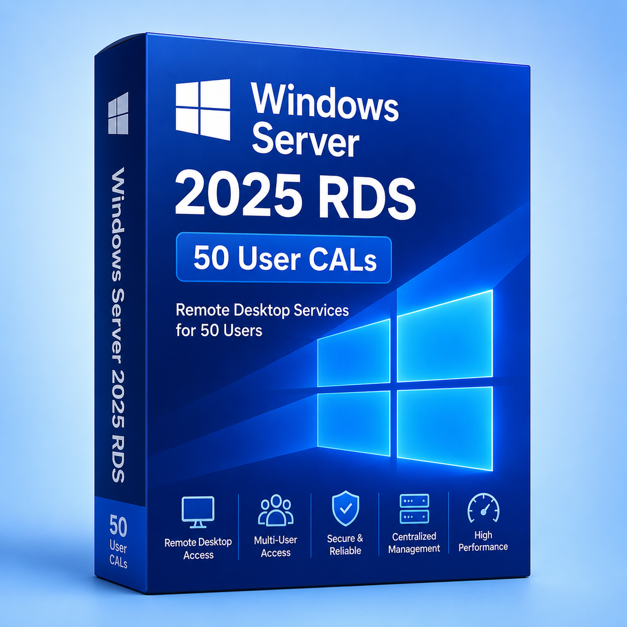 Windows Server 2025 RDS – 50 User CALs