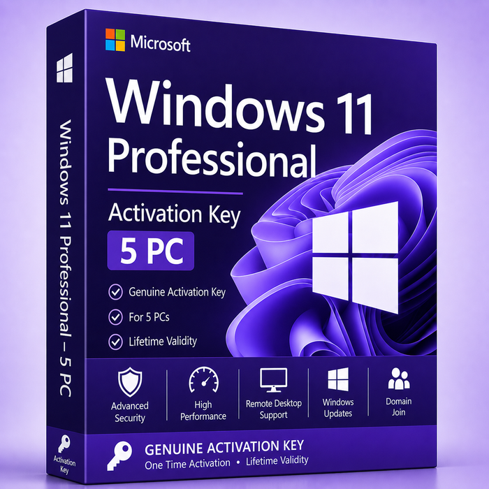 Windows 11 Professional – 5 PC